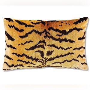 Scalamandre Williams Sonoma Animal Print Lumbar Throw Pillow Cover